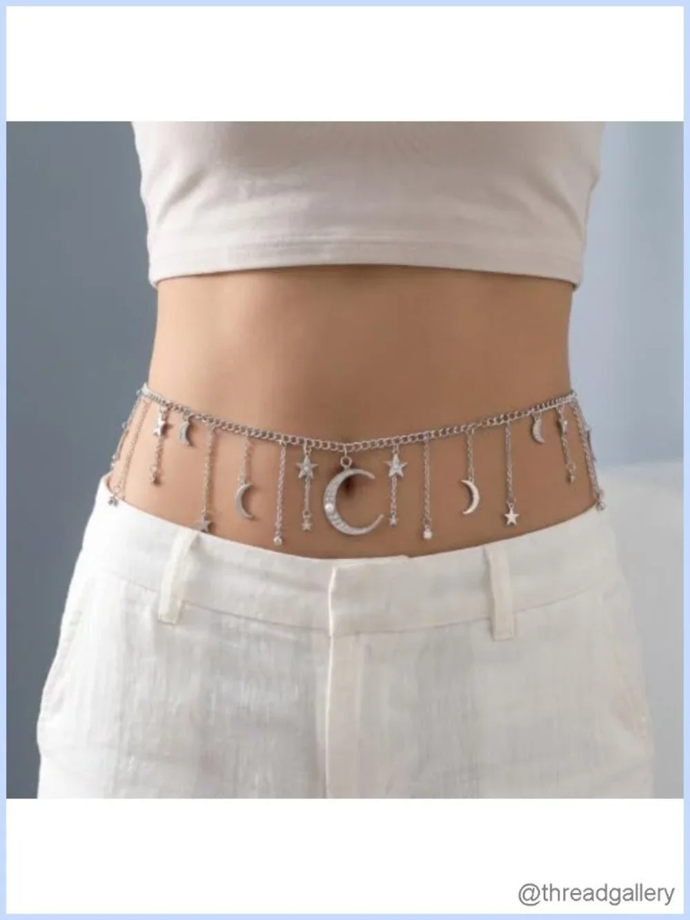 N/A silver waist